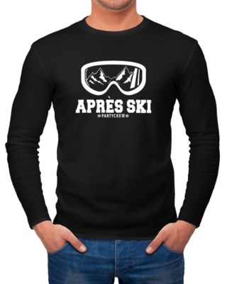 Herren Long-Sleeve Après Ski Party Crew Ski-Fahrer Snowboard-Fahrer