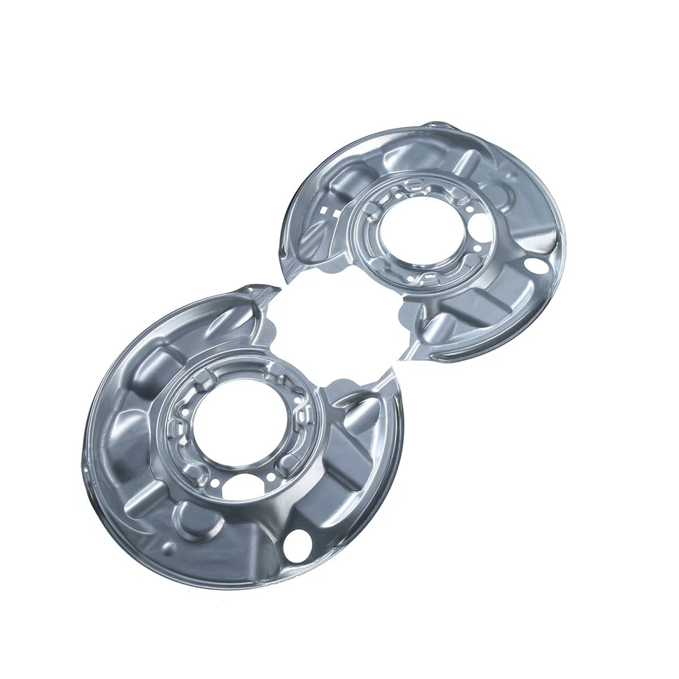 2x Protectores antipolvo de freno trasero para Mercedes Benz C230 C240 C32 AMG C320 CLK350 C350 Foto 4 de 4