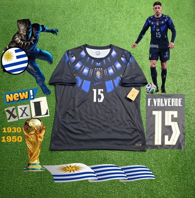 Nike Uruguay AUF Federico Valverde #15 World Cup 2026 Away Jersey