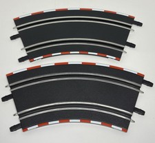 Lot Of 2 Carrera Go  O Track Curve 1141403-1 Used Working 1/43 Scale Racing