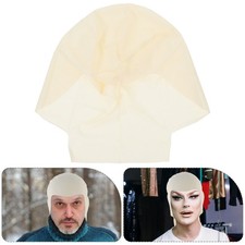 Halloween Accessories for Men Cosplay Supply Bald Cap Latex Caps Adults