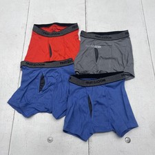 Fruit Of The Loom Underwear Boys Small Multi Color Cotton Boxer Briefs Lot 4