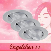 Led Einbauleuchten Set 3X5W Leuchten Lampen Briloner Silber Kunststoff IP23 230V