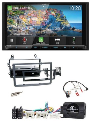 Kenwood Bluetooth Lenkrad 2DIN USB TMC DAB Navigation für Nissan 350Z 2005-2009