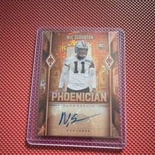 Panini Phoenix Football Nic Scourton Phoenician Penmanship Rookie Auto  106/149