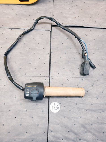 1978-82 Kawasaki OEM KZ305 KZ200 Right Side Housing Controls & Throttle Tube