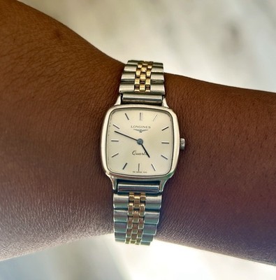 Longines Quartz Women's Vintage Wristwatch Two Tone (AS IS)