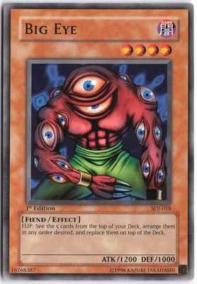 Yugioh - Big Eye SDJ-018 1st Edition - Starter Deck: Joey | eBay Yugioh - Big Eye SDJ-018 1st Edition - Starter Deck: Joey | eBay