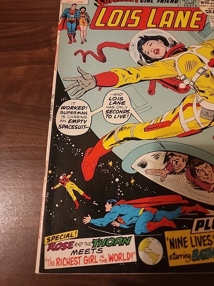 Superman's Girl Friend, Lois Lane #123 (DC Comics June 1972) VF LARGE RUN - Image 4 of 4
