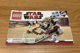 LEGO Star Wars: Luke's Landspeeder 8092 - 100% Complete with Manual - Free Ship!