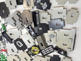 Lego Castle Lot Bundle Knights Knights Flags Parts 6080 6081 6074 6073