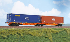 X-TRAINS 2390021 Carro intermodaleSggmrss 90‘ due casse mobili ''W.E.C.''