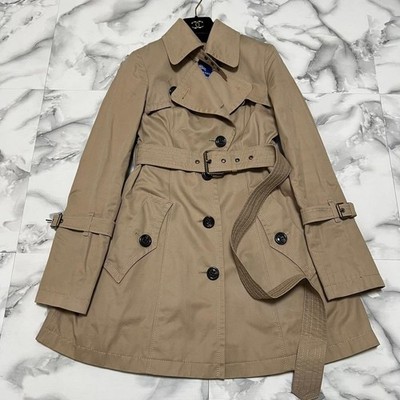 BURBERRY BLUELABEL コート 36 BURBERRY BLUE LABEL Trench Coat Removable Liner Beige Women's Size