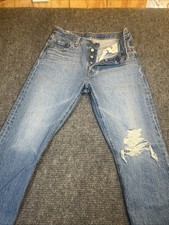 Vintage LEVIS 501 Jeans 28x26 Big E Denim Button Fly
