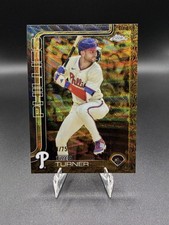2025 Topps Gilded Collection - Trea Turner Gold Wave Refractor /75 Phillies