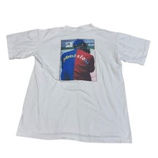 Vtg. UNSER The Legend Continues Nascar Single Stitch T-Shirt Made In USA, Sz M