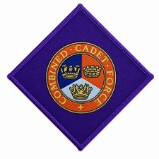 Parche ccf Combinado Fuerza Cadete Insignia Púrpura Coser 5x5cm CCF TRF bADGE
