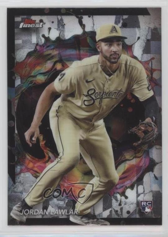 2024 Topps Finest Rare Jordan Lawlar #239 Rookie RC 1dl2