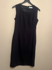 Calvin Klein Black Sleeveless Knee Length Dress