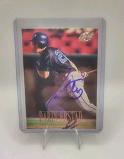 Darin Erstad Signed IP 1996 Fleer Excel Minors Rc Rookie Card Auto Autograph