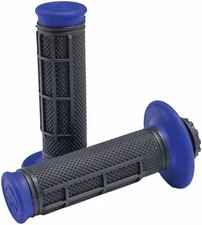 ProTaper Pro Series Clamp-On 1/2 Waffle Grips Blue/Black 023352