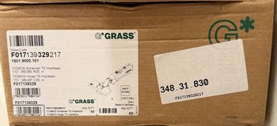 (50 Pieces) GRASS TIOMOS TS Impresso Soft Close 110° Cabinet Hinge Box   Germany