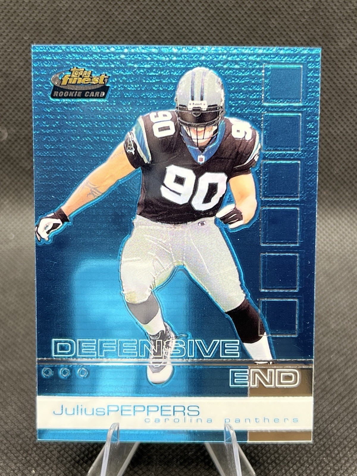 2002 Topps Finest Football - Panthers Julius Peppers #77 (RC) NM 🔥