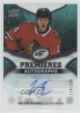 2018-19 Upper Deck Ice Premieres 174/299 Victor Ejdsell #IPA-VE Auto 0ta9