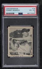 1948 Bowman Tommy Henrich #19 PSA 4 2u3
