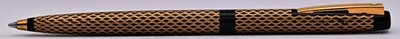 Vintage Sheaffer Imperial Schwarz & Gold Kugelschreiber mit funktionierender schwarzer Tinte