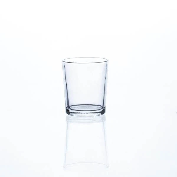 Teelichthalter, Windlicht PROMO H. 6,5cm D. 5,5cm Glas klar rund Sandra Rich - Bild 1 von 1