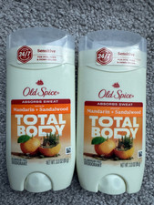 Pack of 2 Whole Body Deodorant, Aluminum Free, Mandarin  Sandalwood Scent