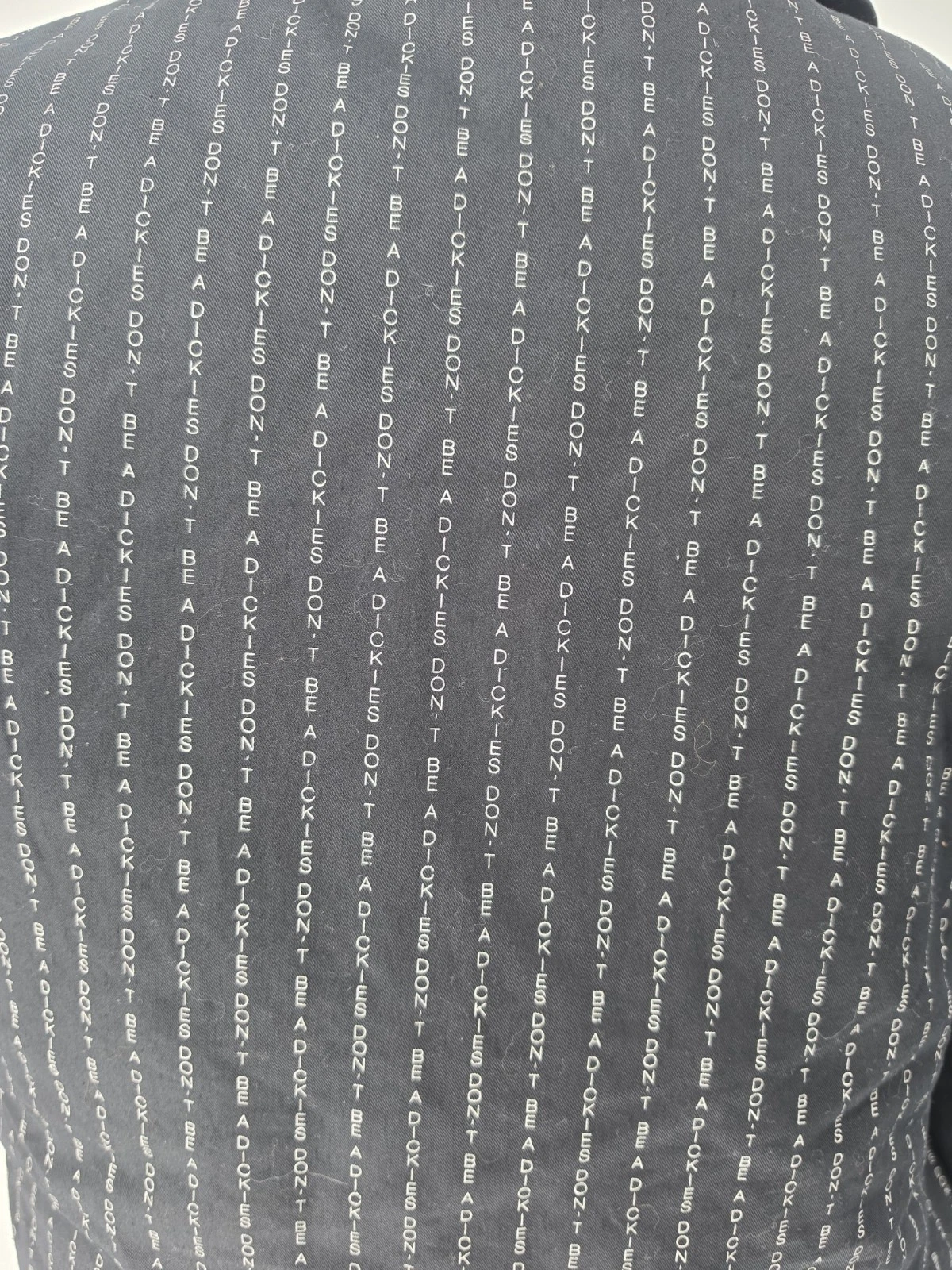 END X Dickies Men's Insulated Lined Black Pinstriped Eisenhower Jacket M Collab image 5