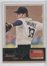 2013 Panini America's Pastime Green 3/10 Anibal Sanchez #79 0s3