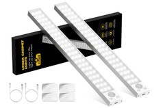 Under Cabinet Light 14.5 Inch 63LED Motion Sensor Rechargeable Dimmable
