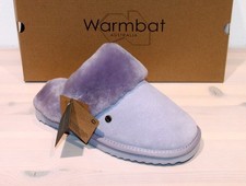 WARMBAT AUSTRALIA Wildleder Lammfell Hausschuhe Pantoffeln Slipper FLURRY Neu!