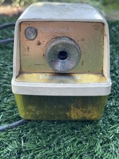 Vintage Panasonic Electric Pencil Sharpener KP-33A Yellow Tested Works Japan