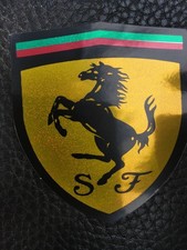 Premium Ferrari-style Metallic Foil Stickers Set Of 2. 5 X 7 Cm Premium Ferrari-style Metallic Foil Stickers Set Of 2. 5 X 7 Cm