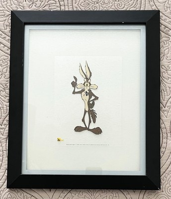 Warner Bros Looney Tunes Wile E. Coyote 2002 Framed Limited