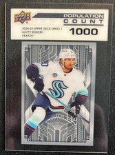 2024-25 Upper Deck Population Count 1000 PC-5 Matty Beniers