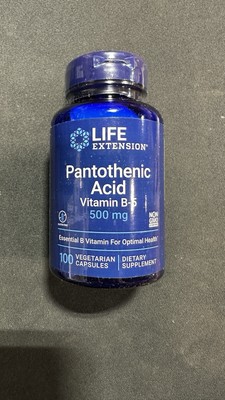 Life Extension Pantothenic Acid (Vitamin B5) 100 VegCap