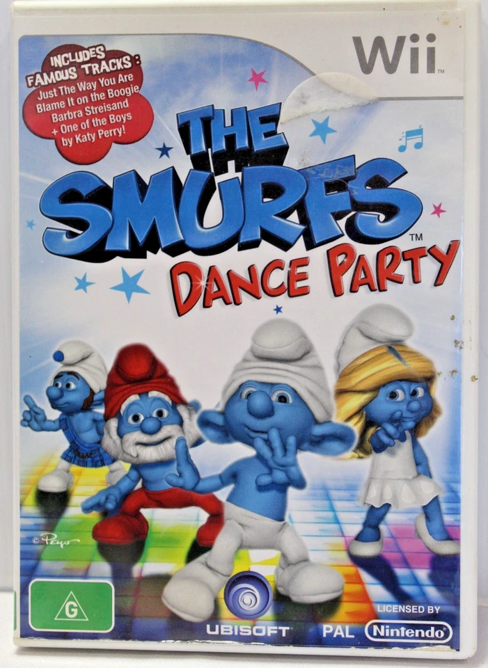 Nintendo Wii Games Michael Jackson Experience Smurfs Dance Party Disney Universe - Image 3 of 4