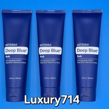 doTERRA Deep Blue Rub 3 Pack Authentic Sealed 4 oz Each Best Value Pack
