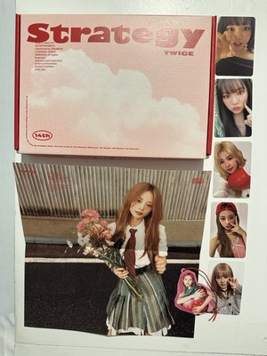 Twice Strategy Album Jeongyeon Tzuyu Sana  Photocard Pc Fotokarte Kpop Poster