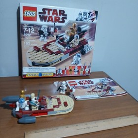 LEGO Star Wars 8092 Luke's Landspeeder 2010 Near Complete Set Stormtrooper Box