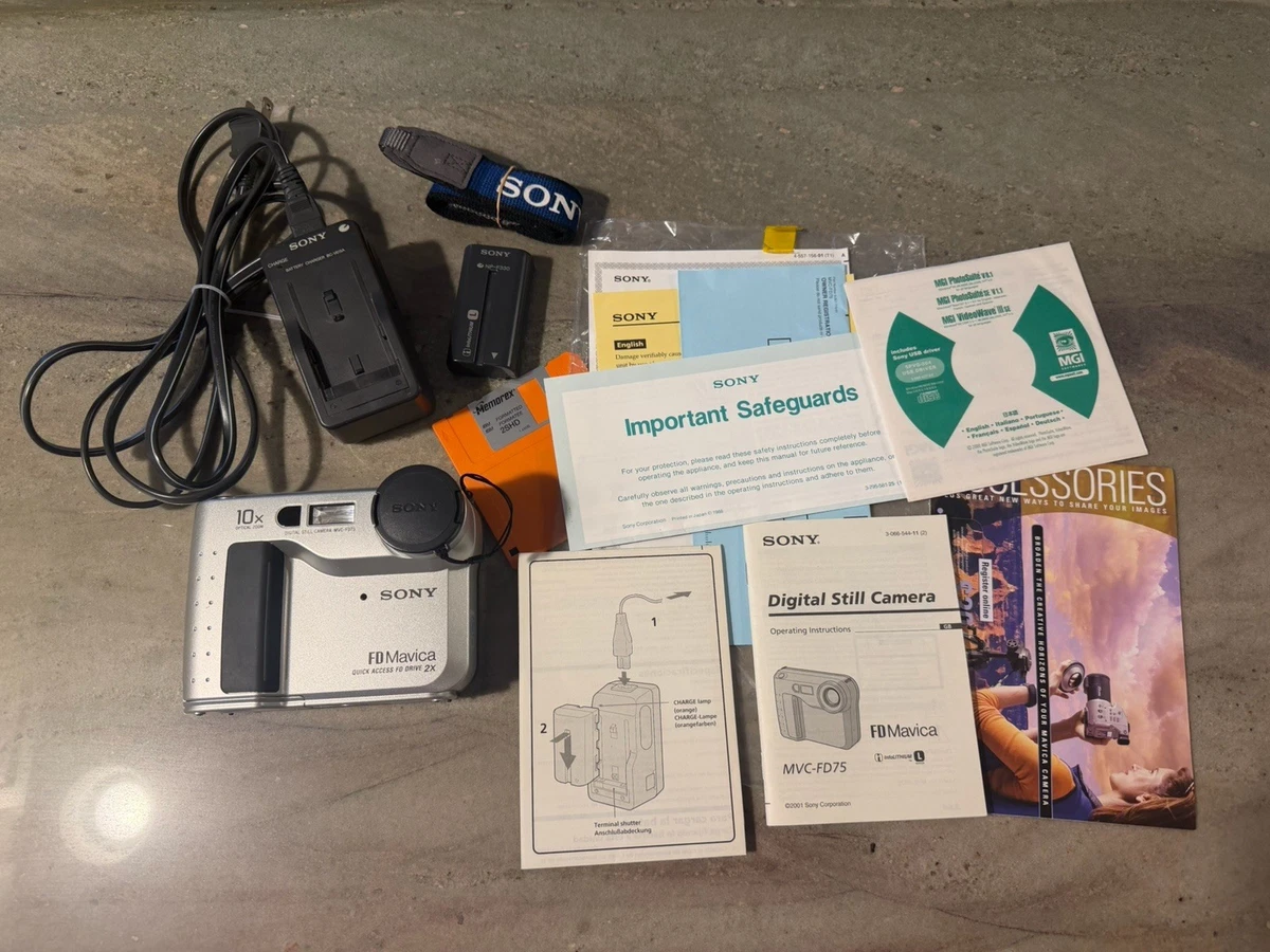 Sony Mavica 10-19.9x Digital Cameras for Sale - eBay