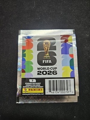 2026 Panini FIFA World Cup Sticker Exclusive Gold Flood Crumple Sealed Pack