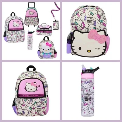 BRANDED Smiggle Hello Kitty School Backpack - Lunch Bag or Water Bottle