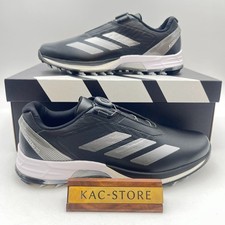 adidas Adizero Zg Lo Boa Spikeless Golf Black Silver Metallic JS1768 Men's oki07