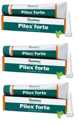 Himalaya Pilex Forte Ointment Ayurvedic Herbal Wellness 30 g Pack of 3